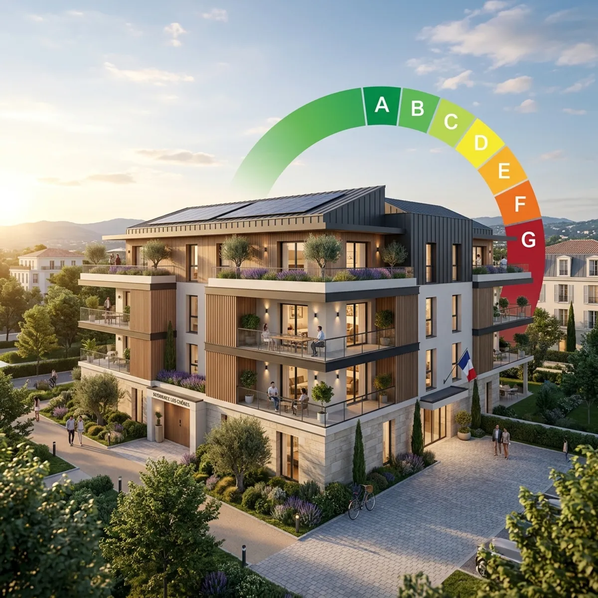 Façade d'immeuble en copropriété concerné par le DPE collectif obligatoire 2026